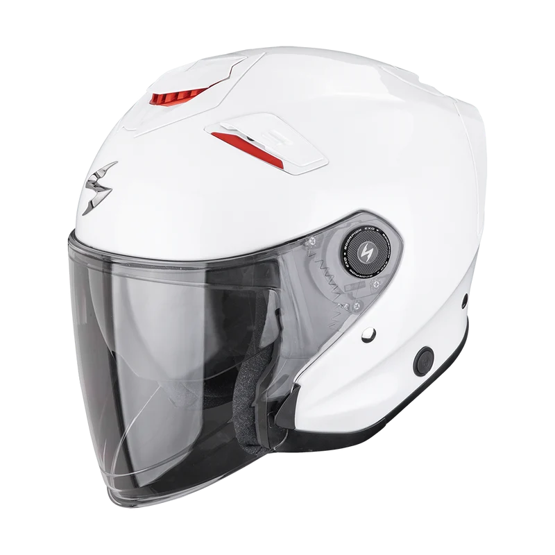 SCORPION EXO-GT JET SOLID CASCO DE MOTO Blanco Perlado