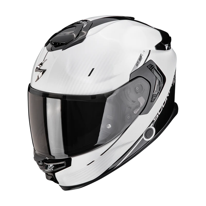 SCORPION EXO-GT SP AIR ASPHALT CASCO DE MOTO Blanco Perla-Negro