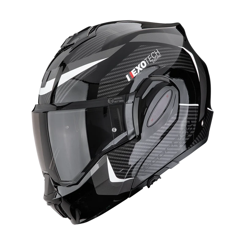 SCORPION EXO-TECH EVO PRO ACUTI CASCO DE MOTO Negro-Plata