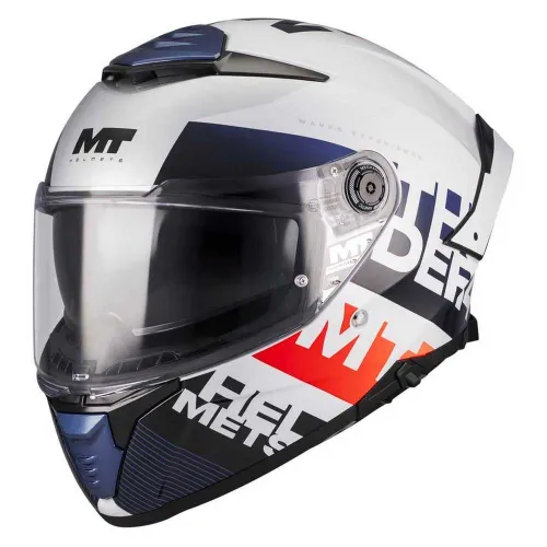 MT THUNDER 4 SV WAVES INTEGRAL DEPORTIVO CASCO DE MOTO A17 BRILLO