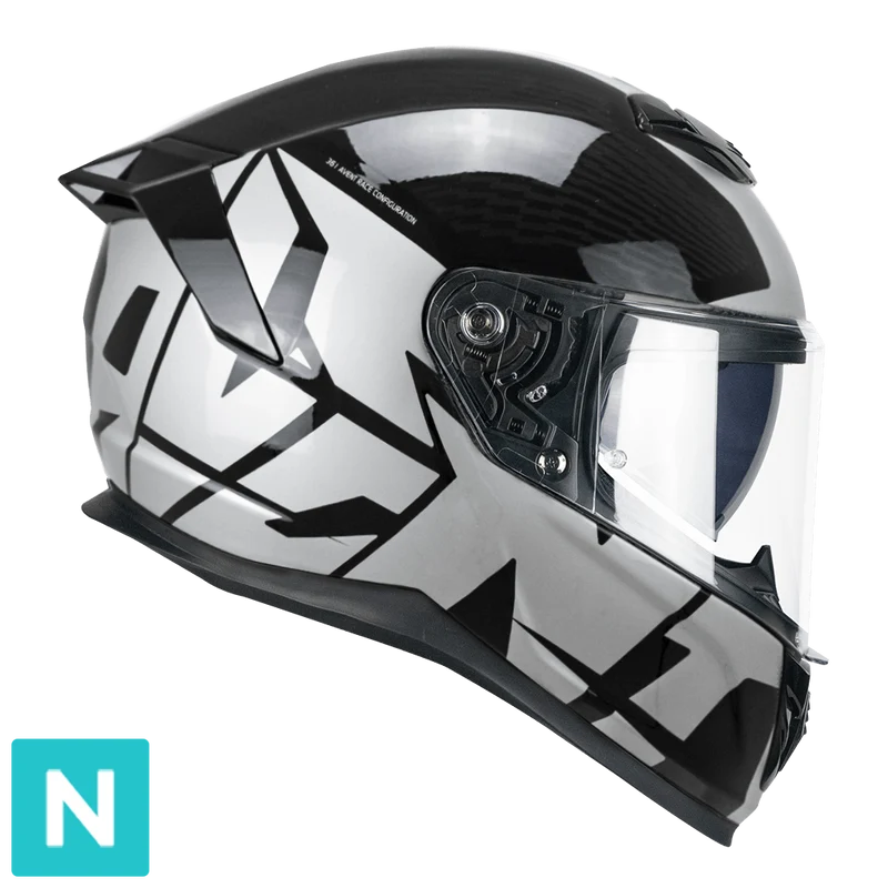 CGM 361T AVENT FIBRA STREET CASCO INTEGRALES NEGRO PLATA