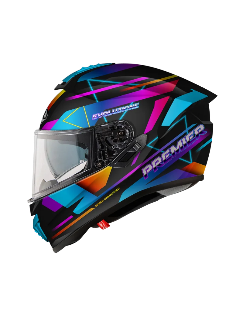 PREMIER 26 EVOLUZIONE RT9BM CASCO INTEGRAL RAINBOW