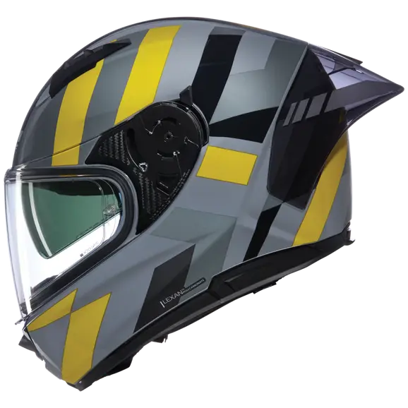 NOLAN N60-6 Sport DINAMICO 344 INTEGRAL CASCO GRIGIO GIALLO NERO