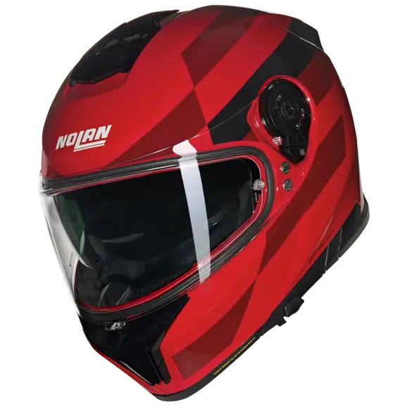 NOLAN N80-8 ALFIERE 346 INTEGRALES CASCO ROSSO NERO