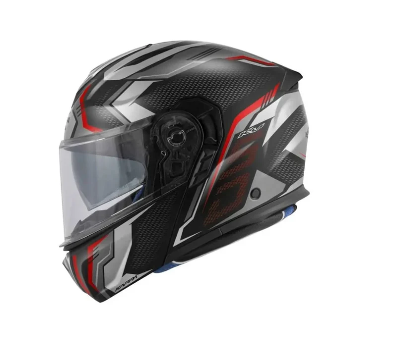 KAPPA KV50 ESCALADE MODULAR CASCO NEGRO MATE ROJO