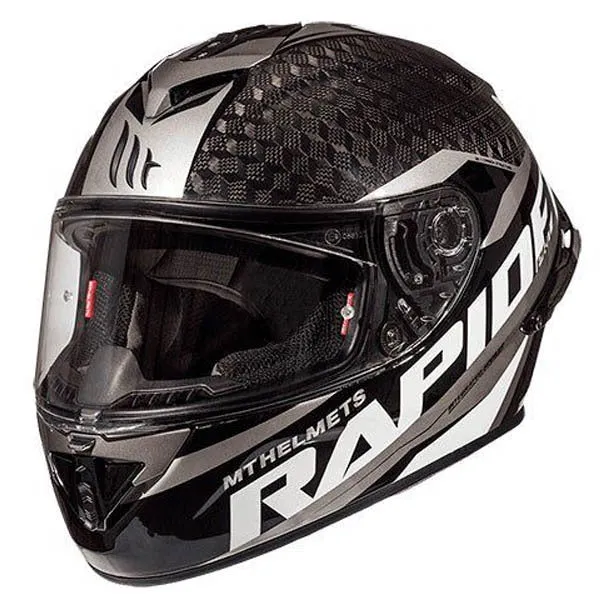 MT FF104PRO RAPIDE PRO CARBON CASCO DE MOTO C2 GLOSS GREY