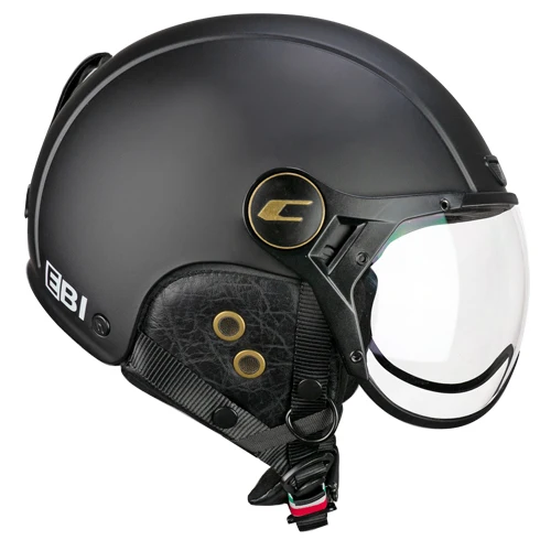 CGM 801V JET EBI VINTAGE Abierto Casco Negro Opaco