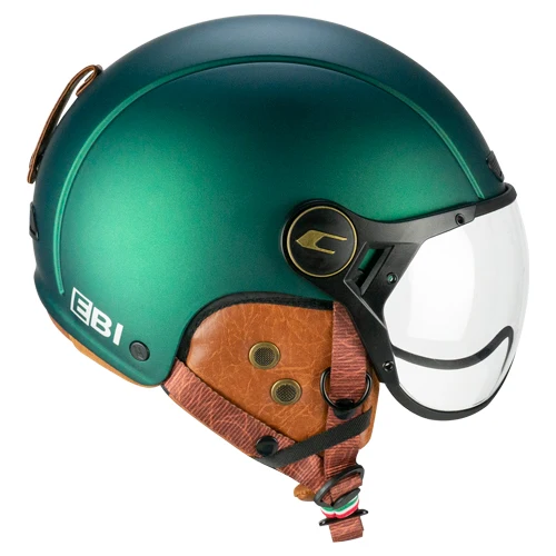 CGM 801V JET EBI VINTAGE Abierto Casco Verde Satinado