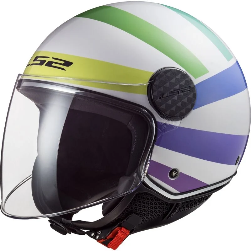 LS2 OF558 SPHERE LUX SWIRL GL.WHITE RAINBOW