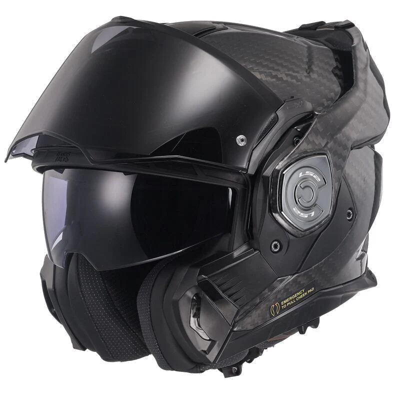 LS2 FF901 ADVANT X CASCO MODULAR SOLID CARBON-06