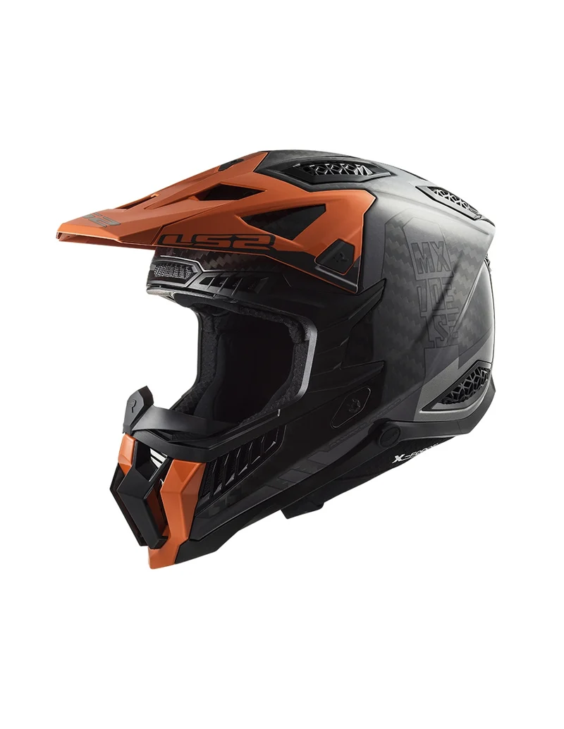LS2 MX703 C X-FORCE VICTORY TITANIUM ORANGE