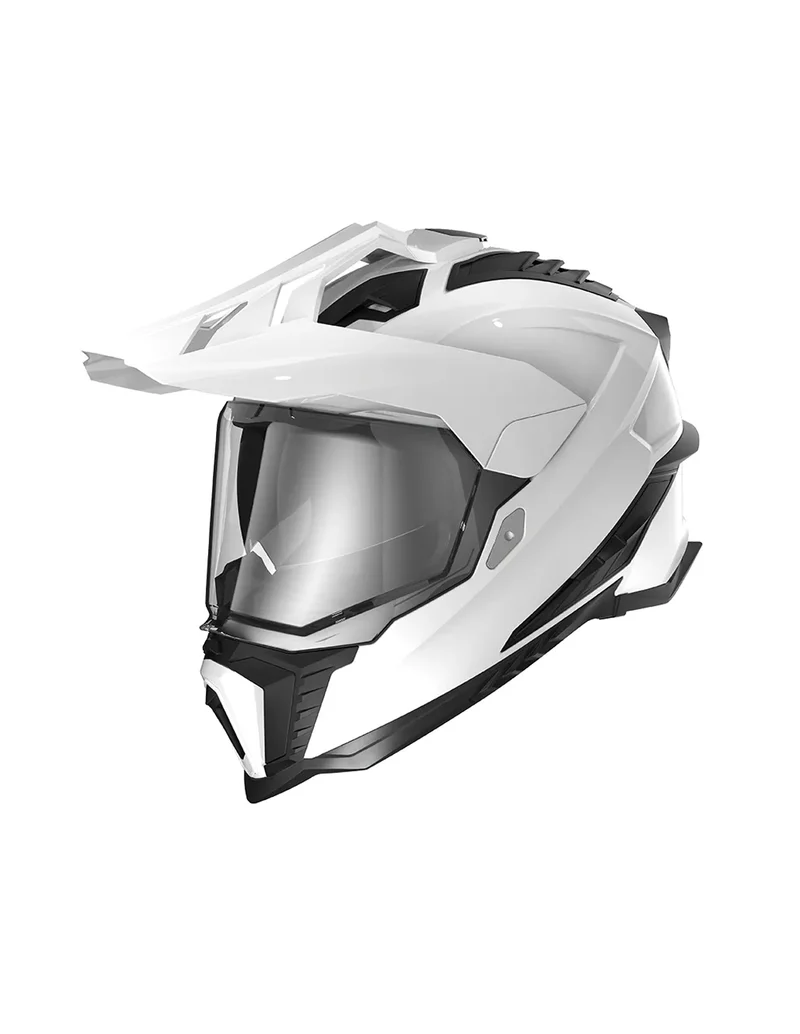 LS2 MX701 EXPLORER SOLID WHITE