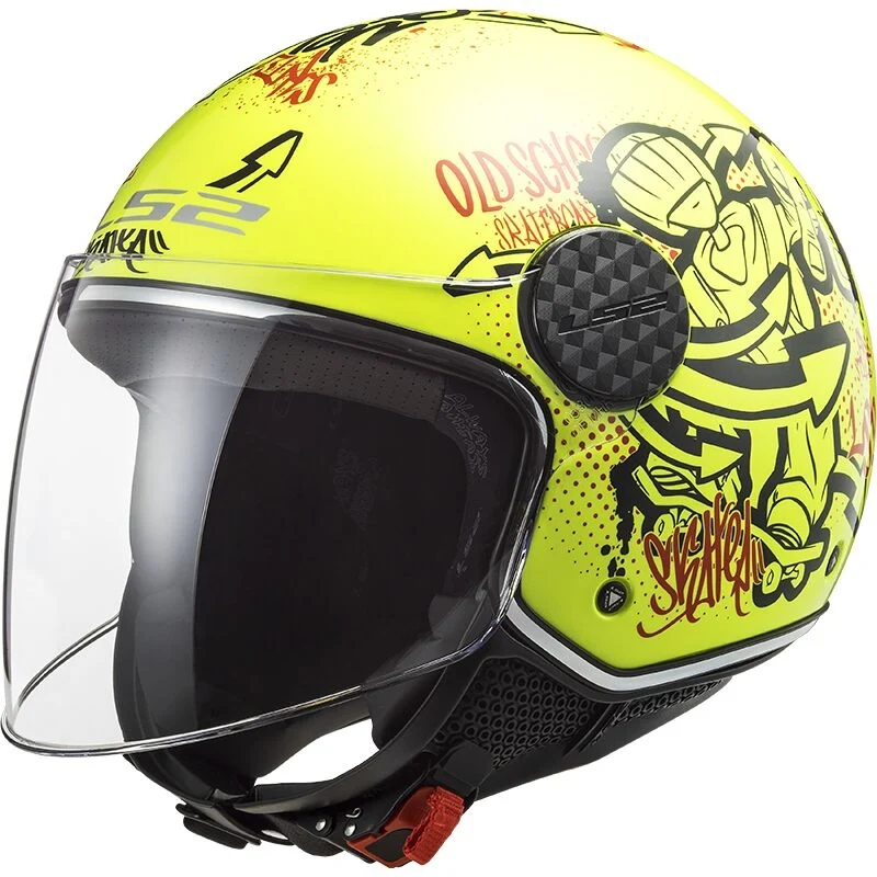 LS2 OF558 SPHERE LUX SKATER H-V YELLOW