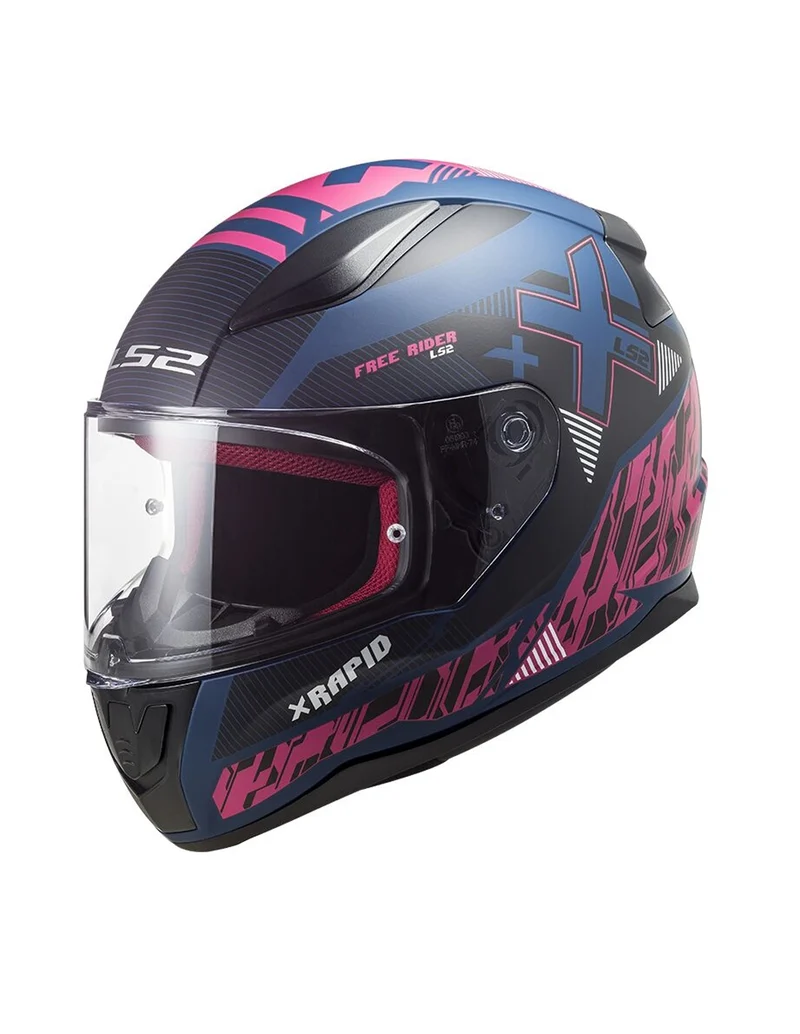 LS2 FF353 RAPID XTREET MATT BLUE PURPLE