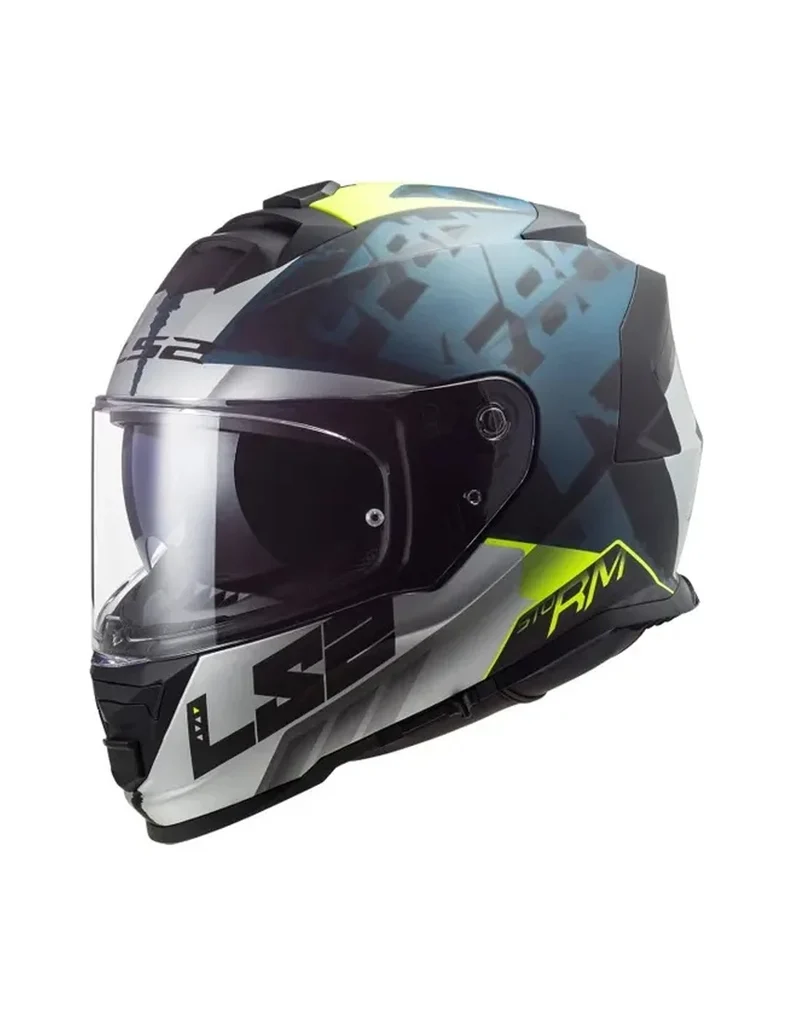 LS2 FF800 STORM SPRINTER M.BLACK SILVER COBALT
