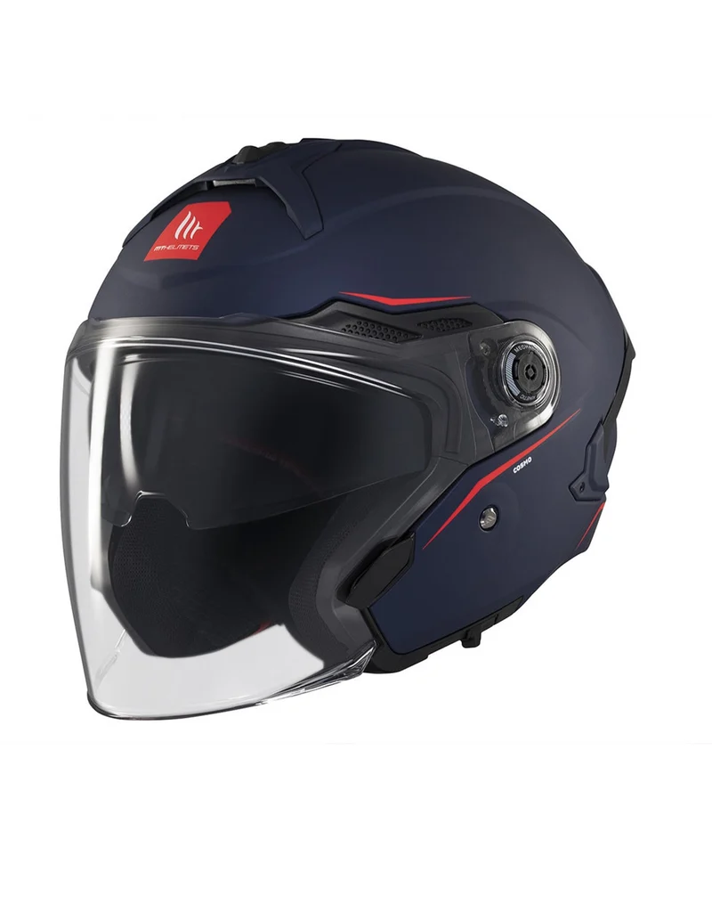 MT COSMO SV SOLID CASCO DE MOTO A7 AZUL MATE