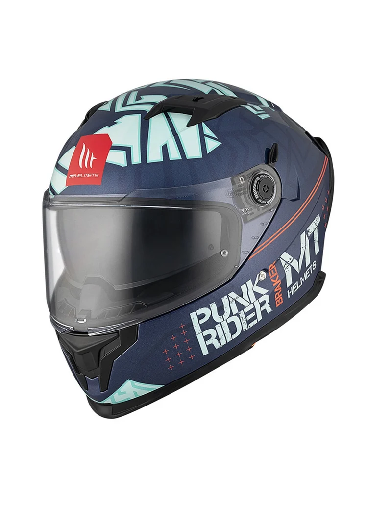 MT BRAKER SV PUNK RIDER CASCO DE MOTO C7 BRILLO