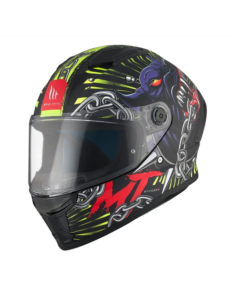 MT STINGER 2 AKIN HOMOLOGACIÃ³N ECE INTEGRALES CASCO DE MOTO A3 MATE