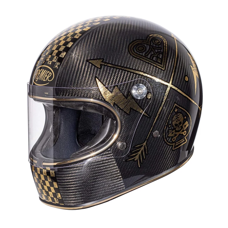 PREMIER TROPHY CARBON NX GOLD CROMADO CASCO