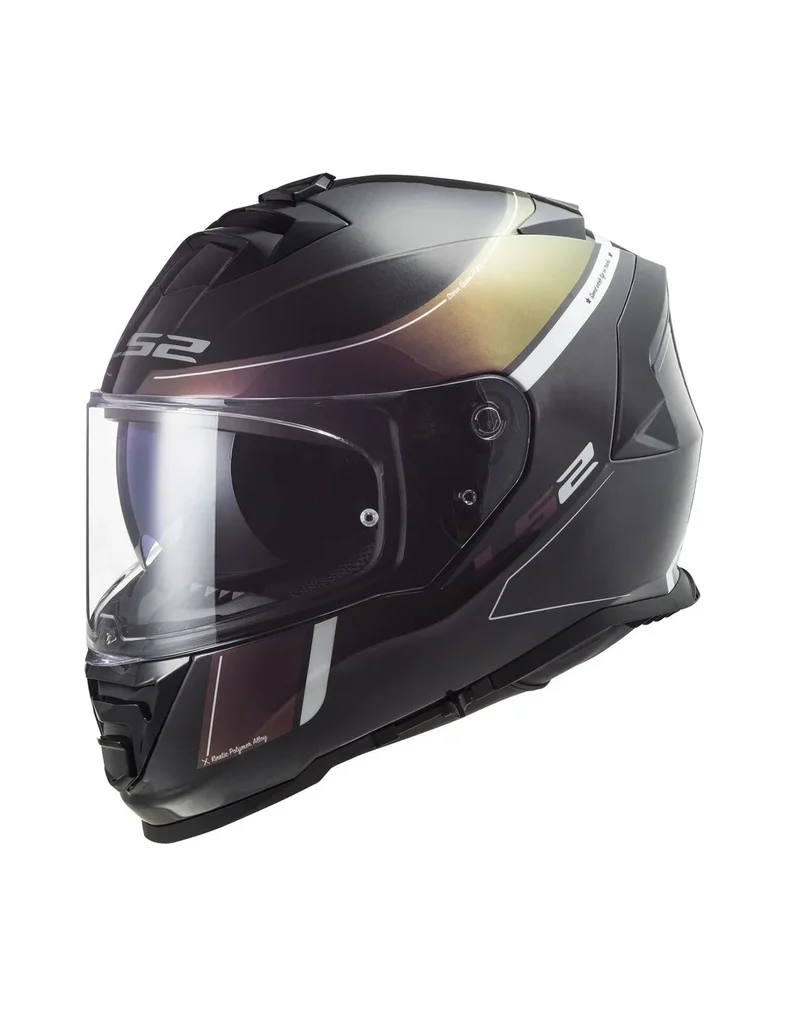 LS2 FF800 STORM VELVET BLACK RAINBOW