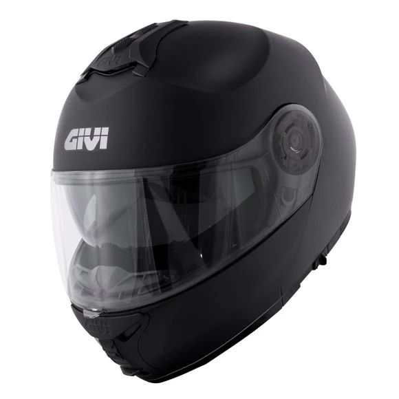 GIVI X21 Número Moto Modular Casco Negro Sólido