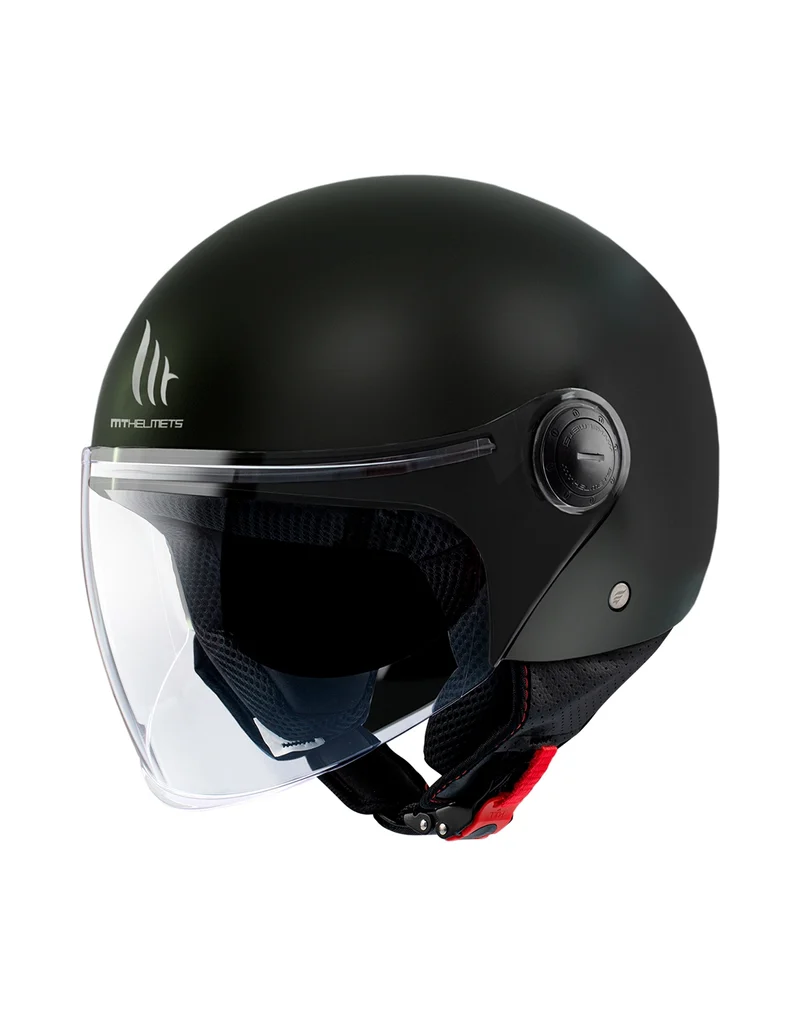 MT STREET S SOLID MODULAR CASCO DE MOTO A1 NEGRO MATE