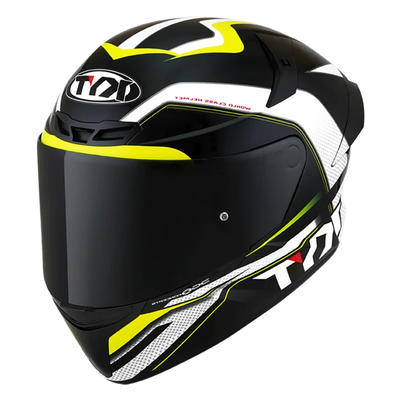 KYT-CASCO TT-COURSE GRAND PRIX BLACK/YELLOW