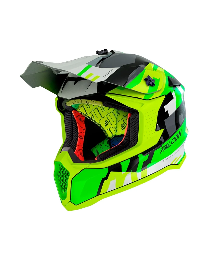 MT MX802 FALCON ARYA CASCO DE MOTO A4 MATE VERDE