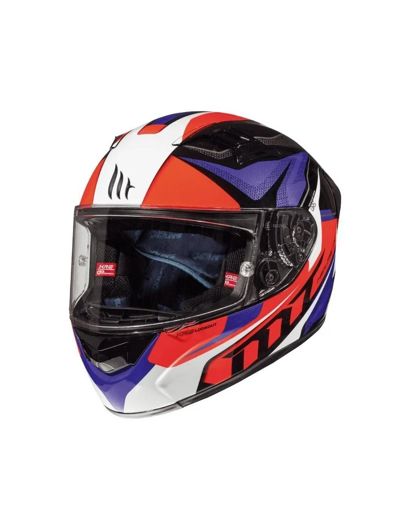 MT FF103 KRE LOOKOUT CASCO DE MOTO G2 ROJO FLOUR BRILLO