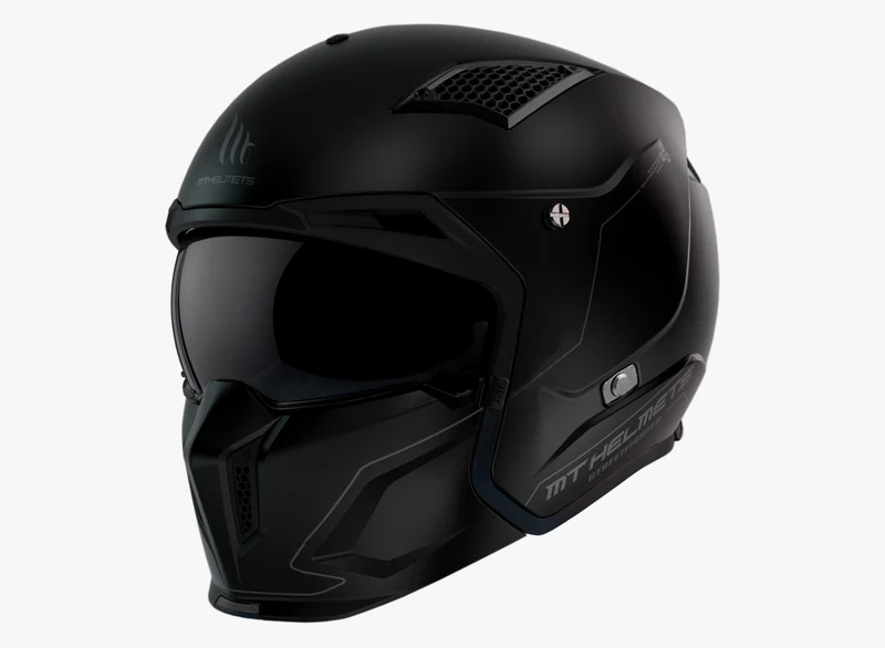 MT TR902XSV STREETFIGHTER SV SOLID MODULAR CASCO DE MOTO A1 NEGRO MATE