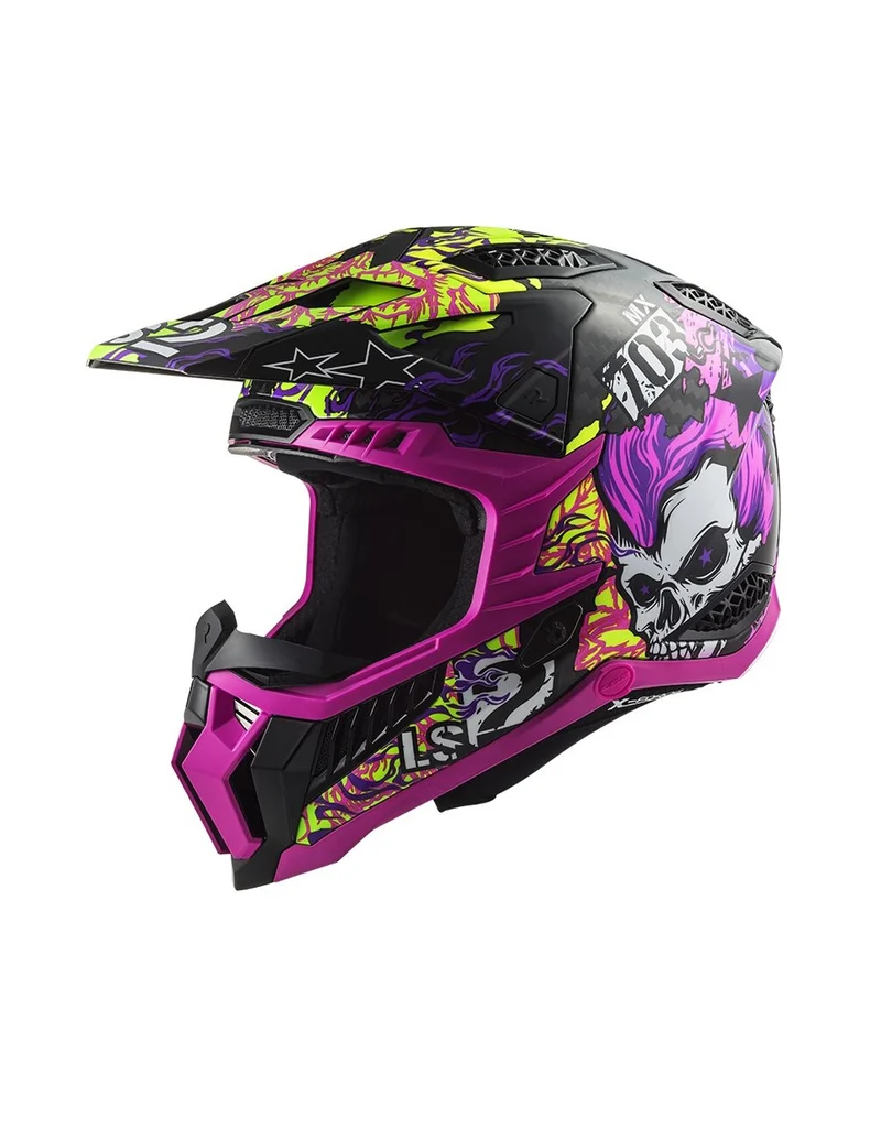 LS2 MX703 C X-FORCE FIRESKULL VIOLET