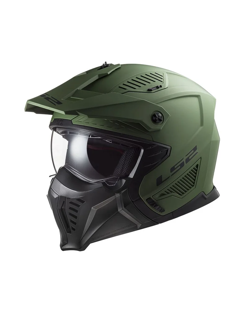 LS2 OF606 DRIFTER SOLID MATT MILITARY GREEN