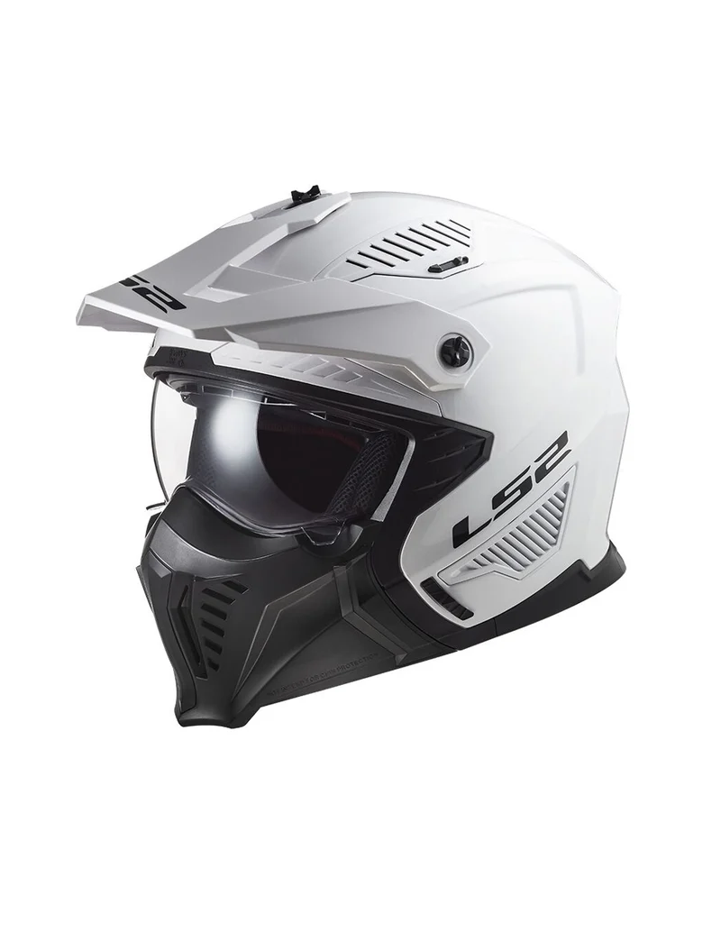 LS2 OF606 DRIFTER SOLID WHITE