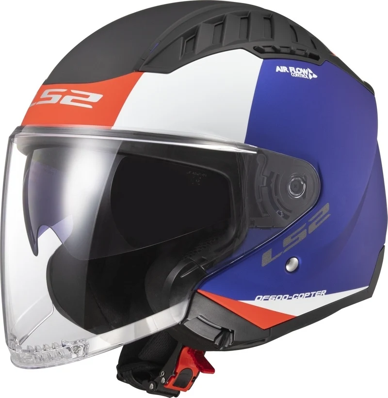 LS2 OF600 COPTER URBANE MATT BLUE RED