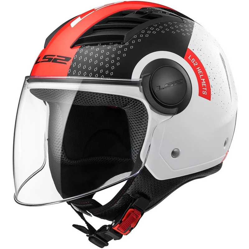 LS2 OF562 AIRFLOW CONDOR WHITE BLACK RED
