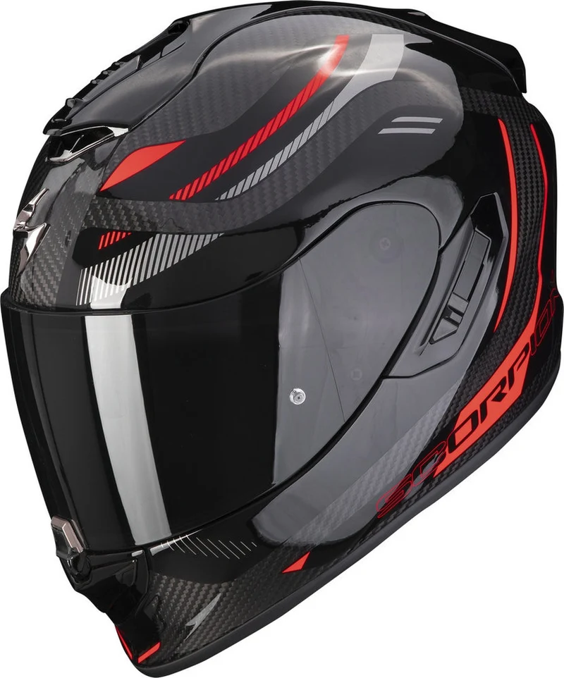 SCORPION - EXO 1400 EVO CARBON AIR KYDRA Negro-Rojo