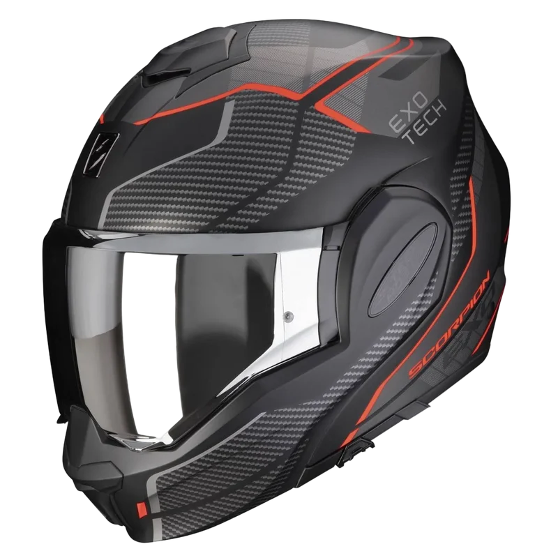 SCORPION - EXO-TECH EVO ANIMO Negro mate-Rojo