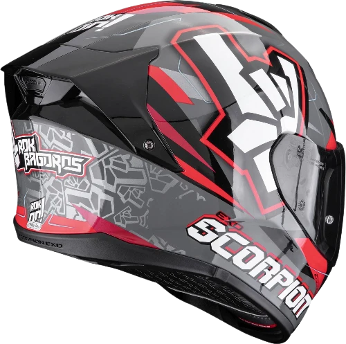 SCORPION - EXO 520 EVO AIR ROK BAGOROS Negro-Rojo