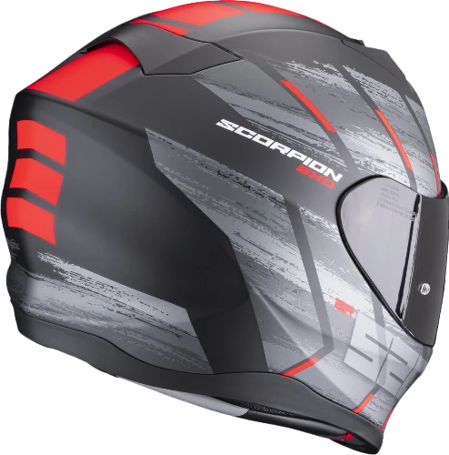 SCORPION - EXO 520 EVO AIR MAHA Negro mate-Rojo