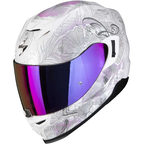 SCORPION - EXO 520 EVO AIR MELROSE Blanco perla-Rosa