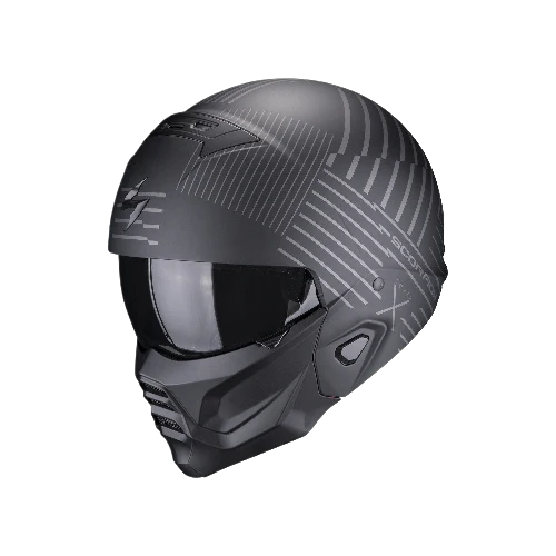 SCORPION - EXO-COMBAT II MILES Negro mate-Plata