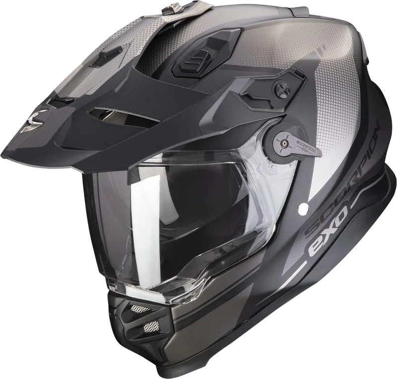 SCORPION - ADF-9000 AIR TRAIL Negro mate-Plata