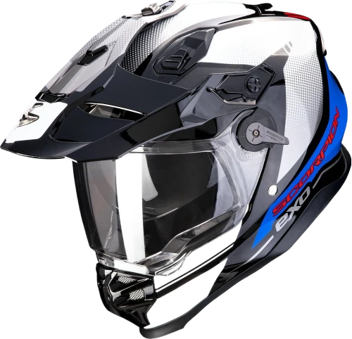 SCORPION - ADF-9000 AIR TRAIL Negro-Azul-Blanco