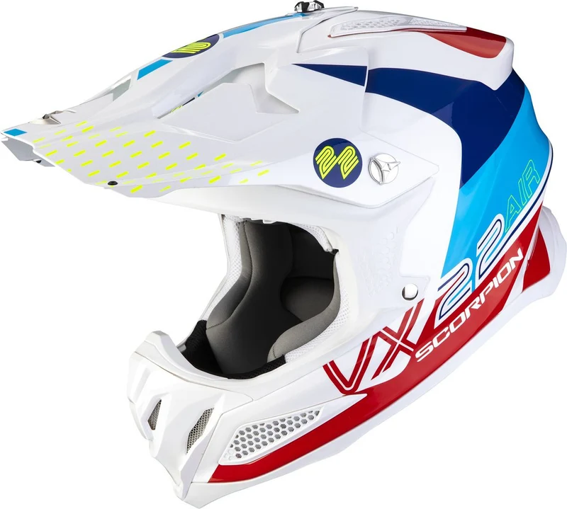 SCORPION - VX 22 AIR ARES Blanco-azul-rojo