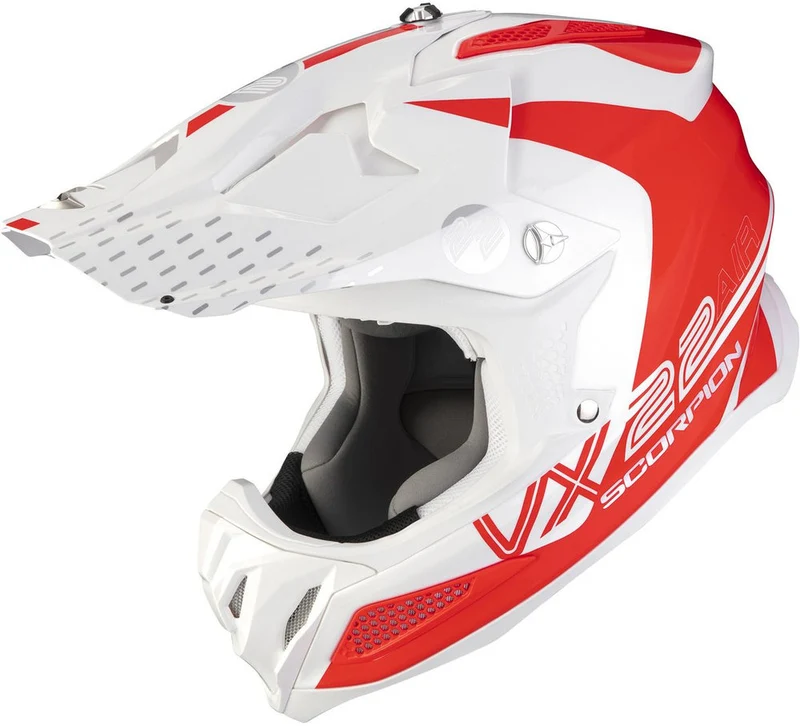 SCORPION - VX 22 AIR ARES Fluo blanco-rojo