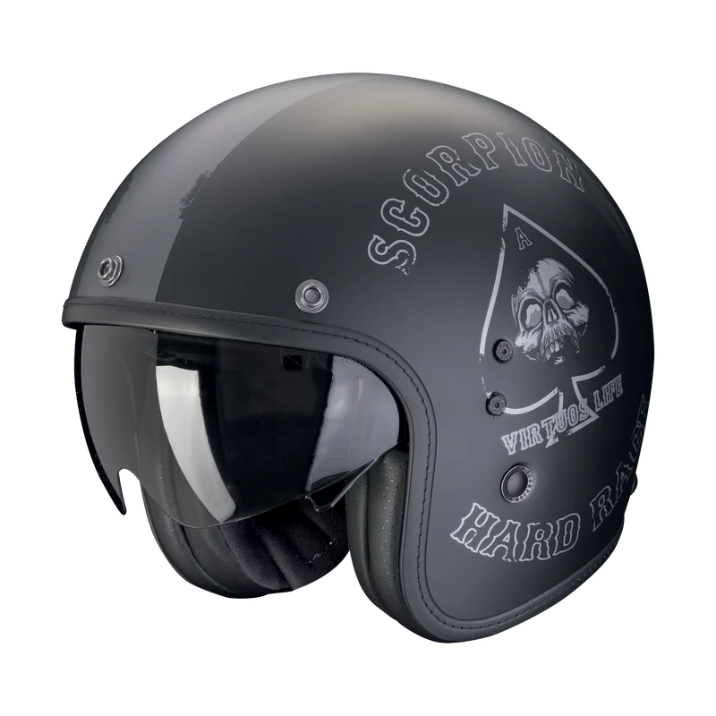 SCORPION - BELFAST EVO PIQUE Mate negro-plata