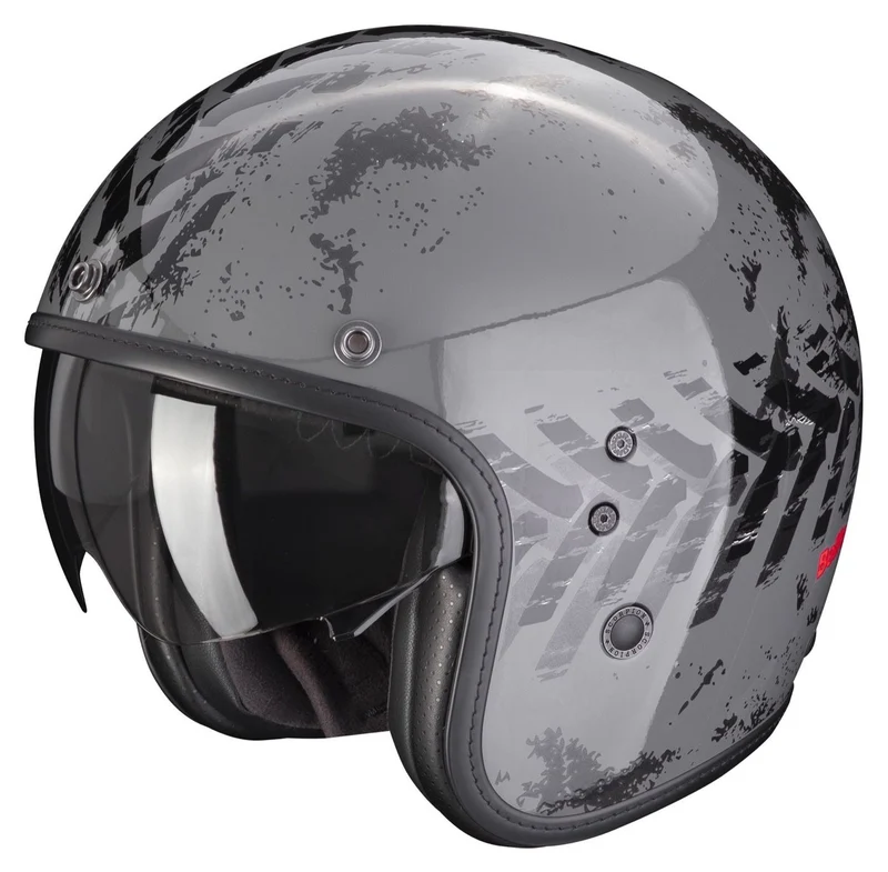 SCORPION - BELFAST EVO NEVADA Gris-Negro