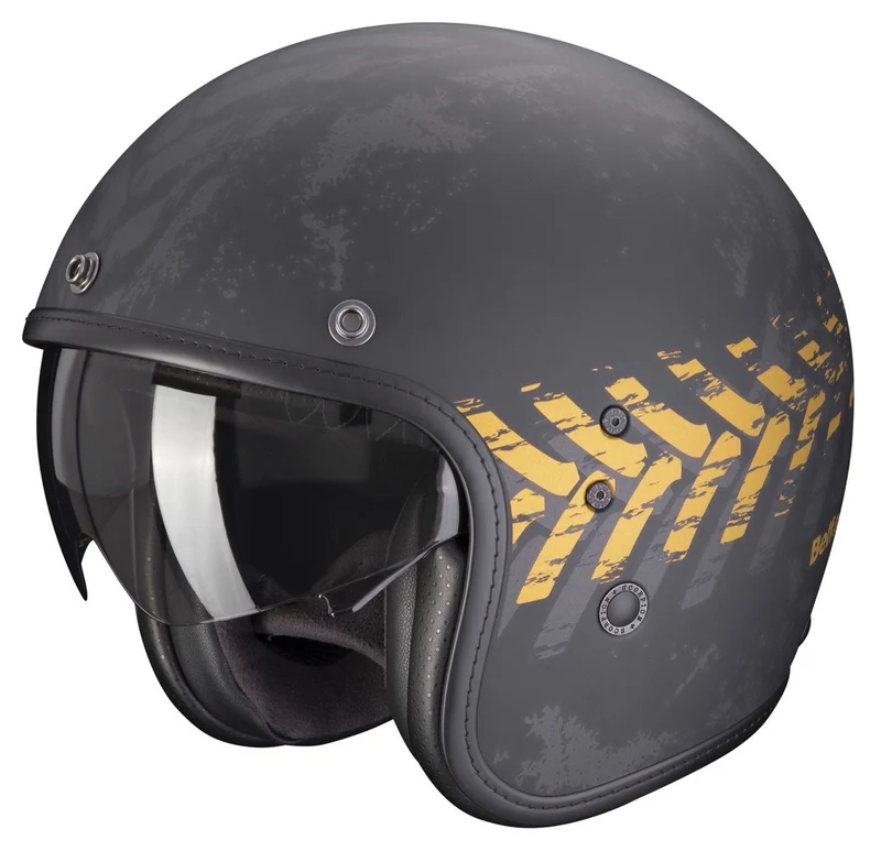 SCORPION - BELFAST EVO NEVADA Negro mate-Oro