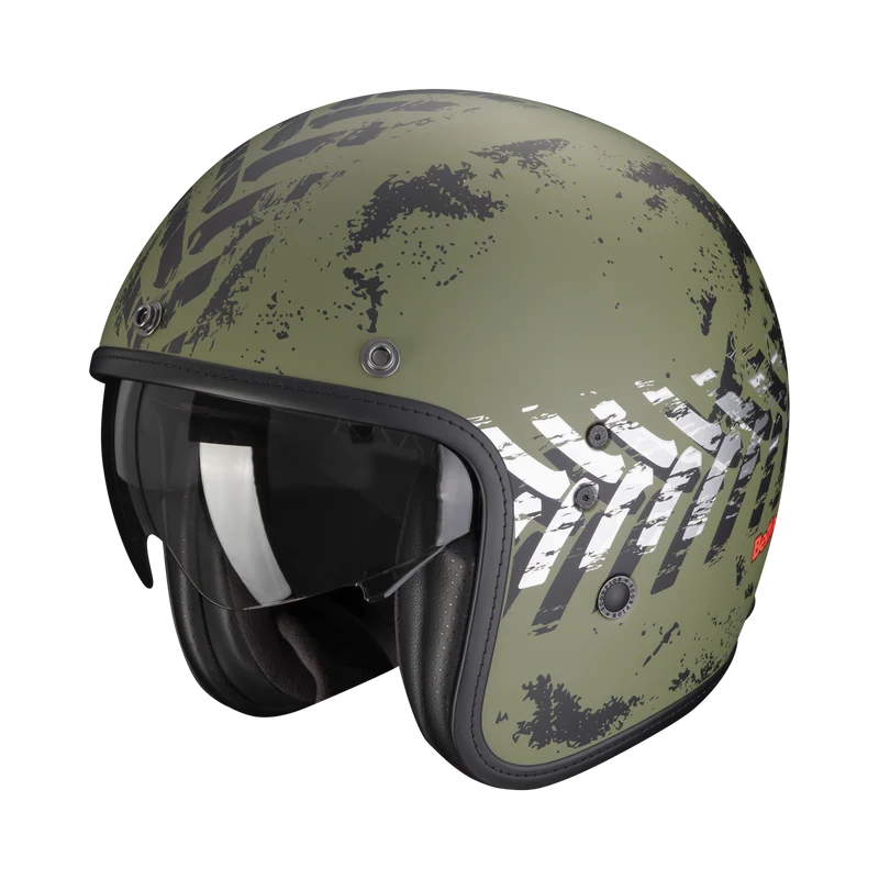 SCORPION - BELFAST EVO NEVADA Verde mate-Plata