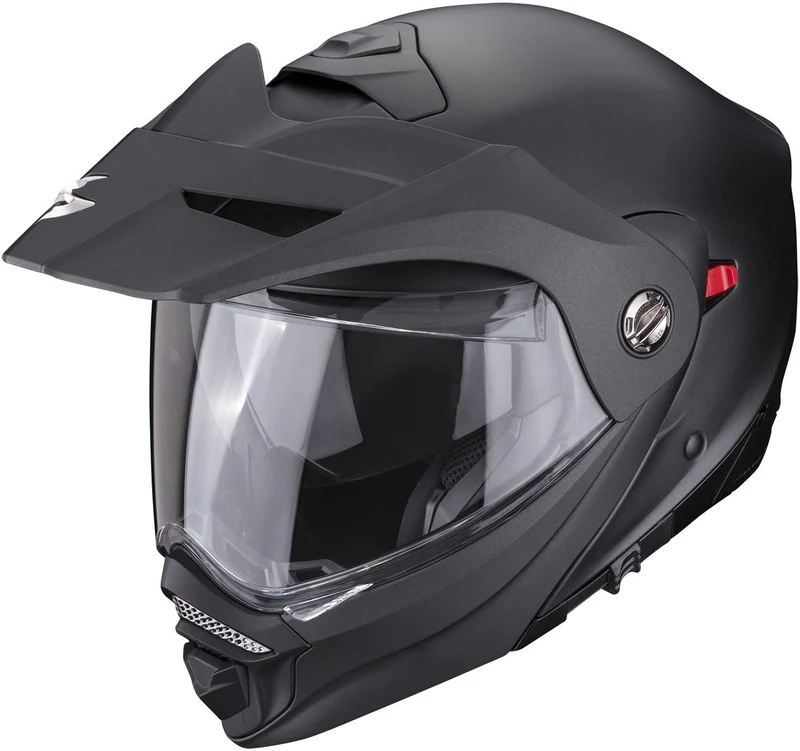 SCORPION ADX 2 SOLID Aventura Moto Casco Negro Perla Mate